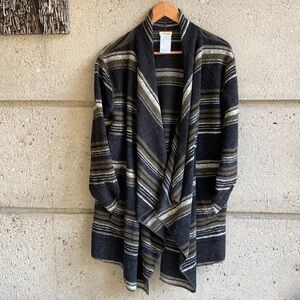 🤍Tribal Open Front Drape Sweater in Moss Colorway